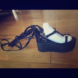 Dolls kill current mood platform sandals